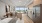 spacious studio apartment with full living room and kitchen overlooking downtown