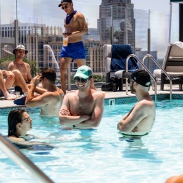 Today makes for the perfect 400H pool day✨ Instagram post from @live400h on July 13, 2024 13:49:38pm