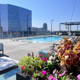 Enjoy panoramic views from our stunning 9th-floor pool! 🌸✨ Instagram post from @live400h on July 08, 2024 14:36:27pm